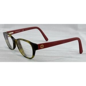 TORY BURCH FRAMES ONLY EYEGLASSES TY2031 1162 BROWN TORTISE RED 49-17-135